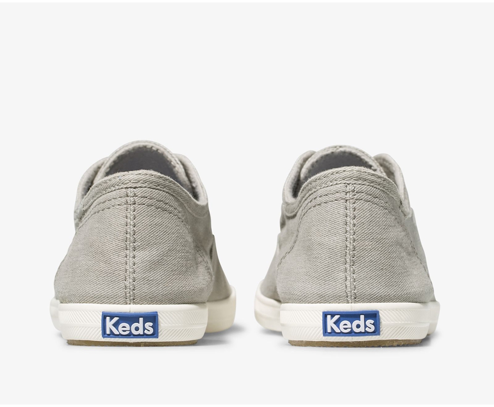 Keds Slip Ons Grey - Chillax Seasonal Washable - Womens FROZUY-619